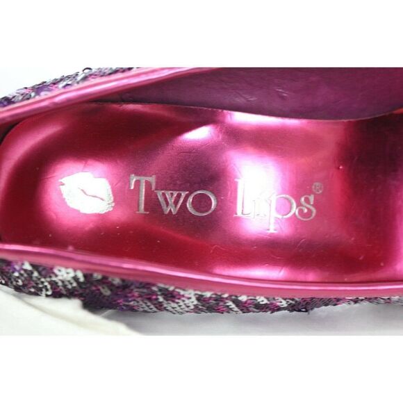 ladies Two Lips heels size 5.5 - Picture 8 of 9